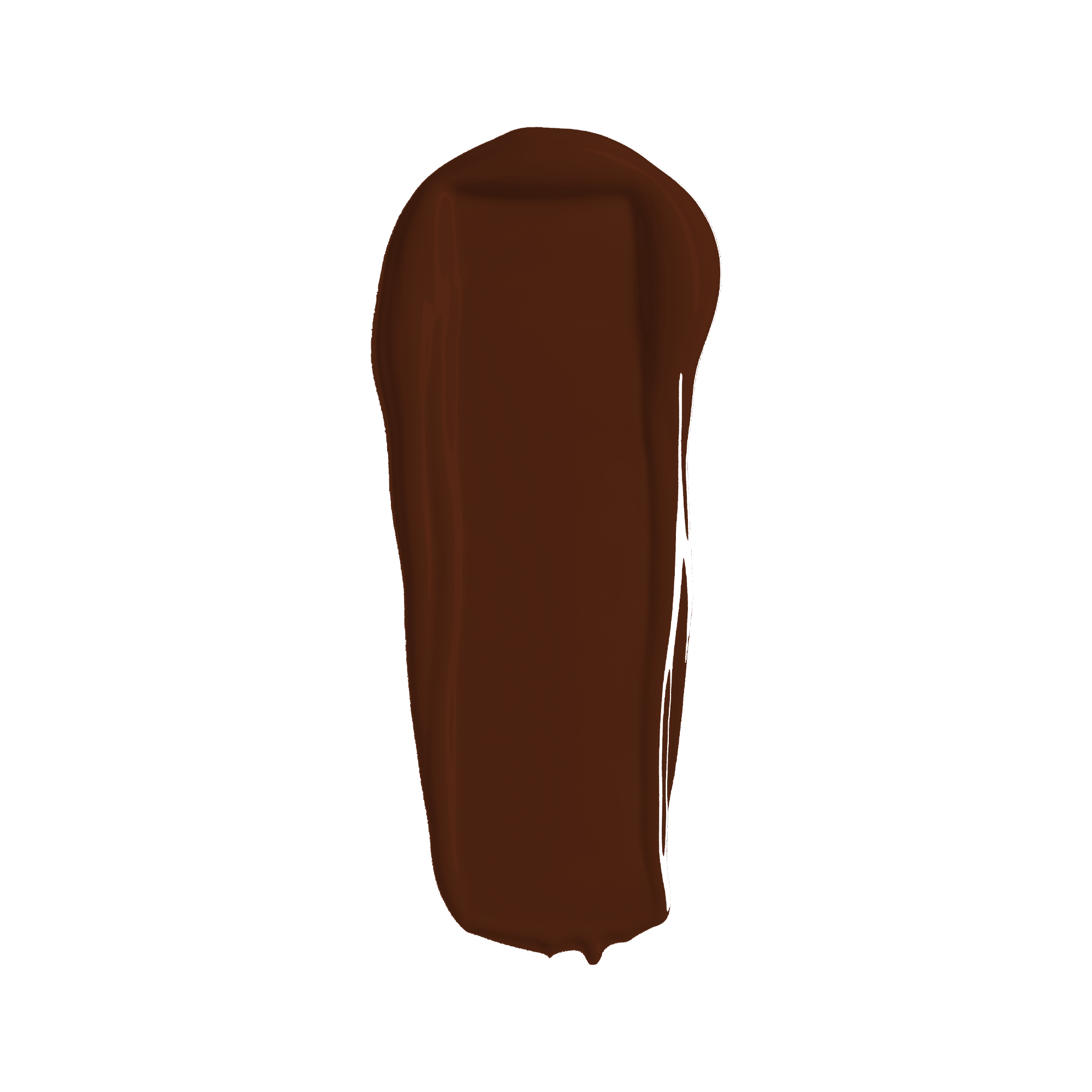 Skin On Skin BB + CC Concealer deep brown shade swatch on a white background.