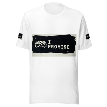 White t-shirt with &