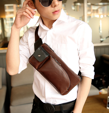 Shoulder Crossbody Bag, Wallet, Leather Waist Bag