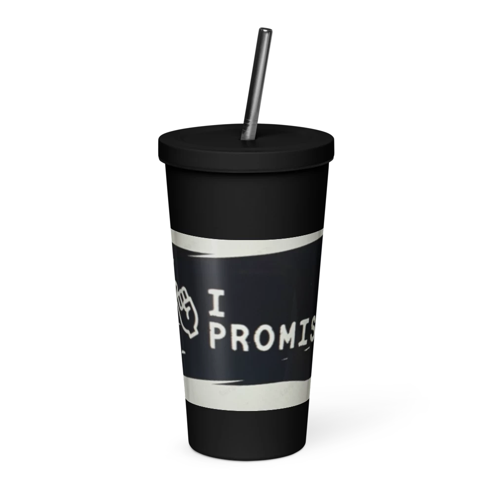 Insulated Tumbler with a Straw
