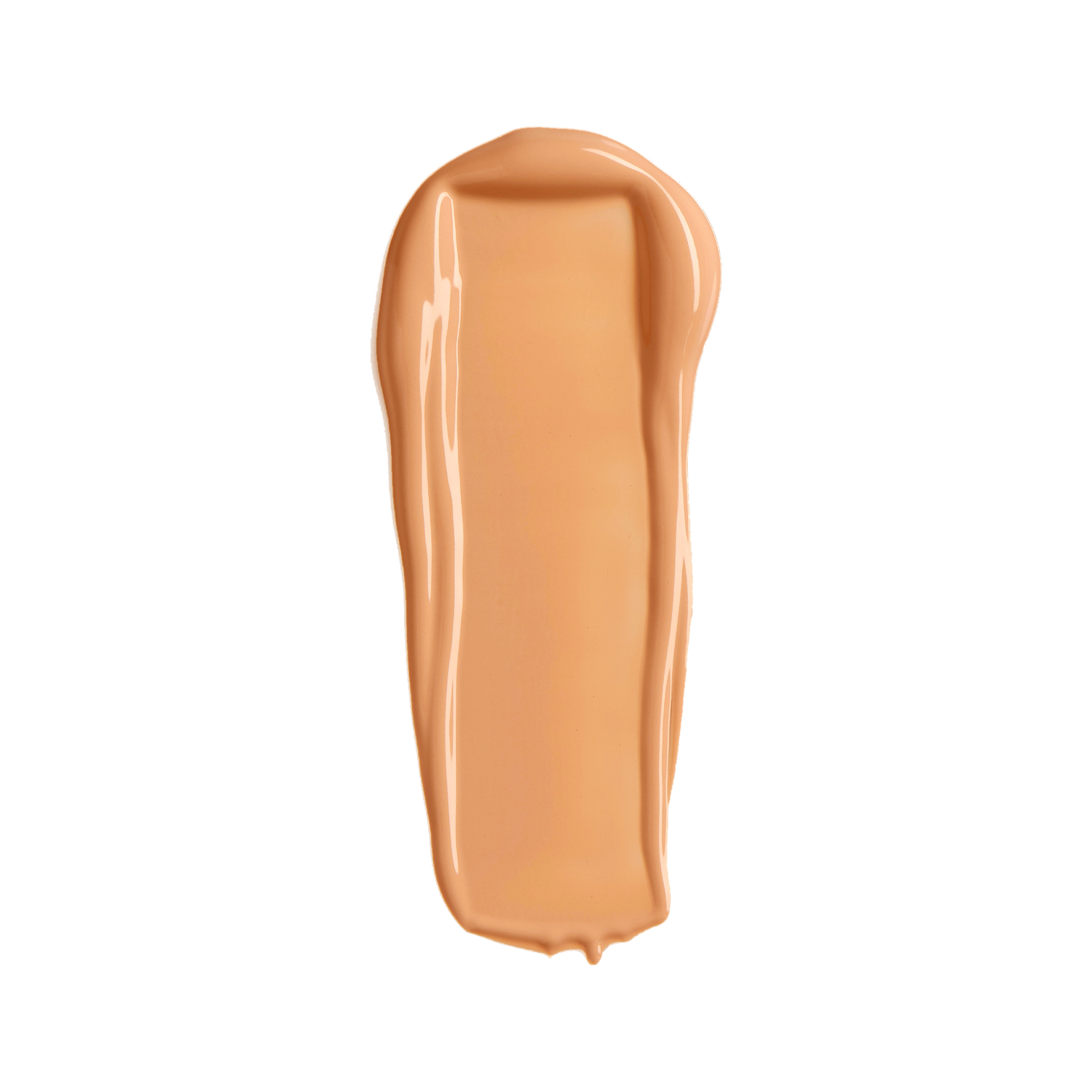 Skin On Skin BB + CC Concealer creamy swatch showcasing its full coverage serum formula on a smooth surface.