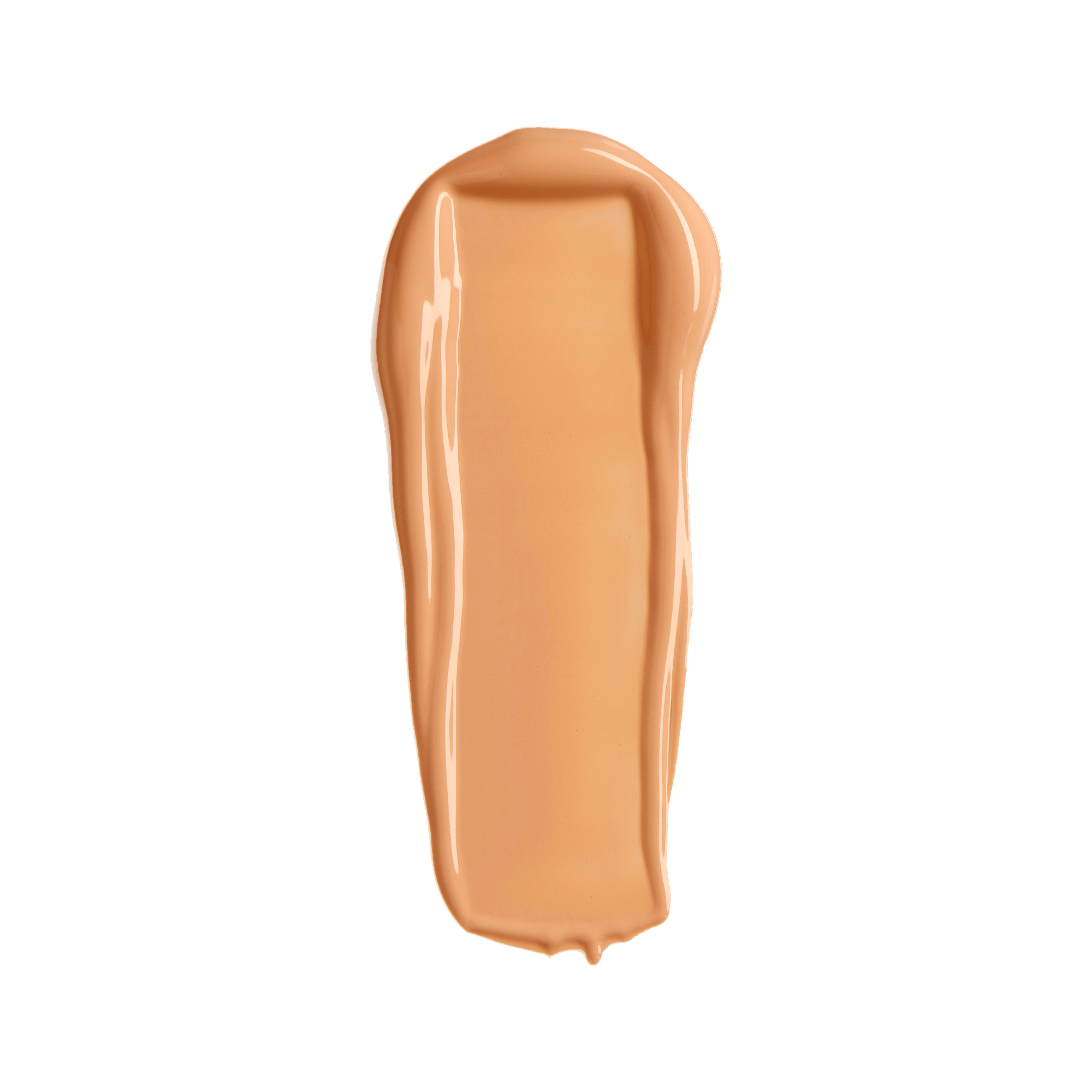 Skin On Skin BB + CC Concealer creamy swatch showcasing its full coverage serum formula on a smooth surface.