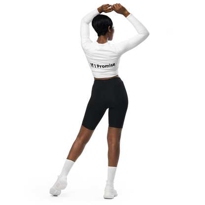 All-Over Print Long Sleeve Crop Top
