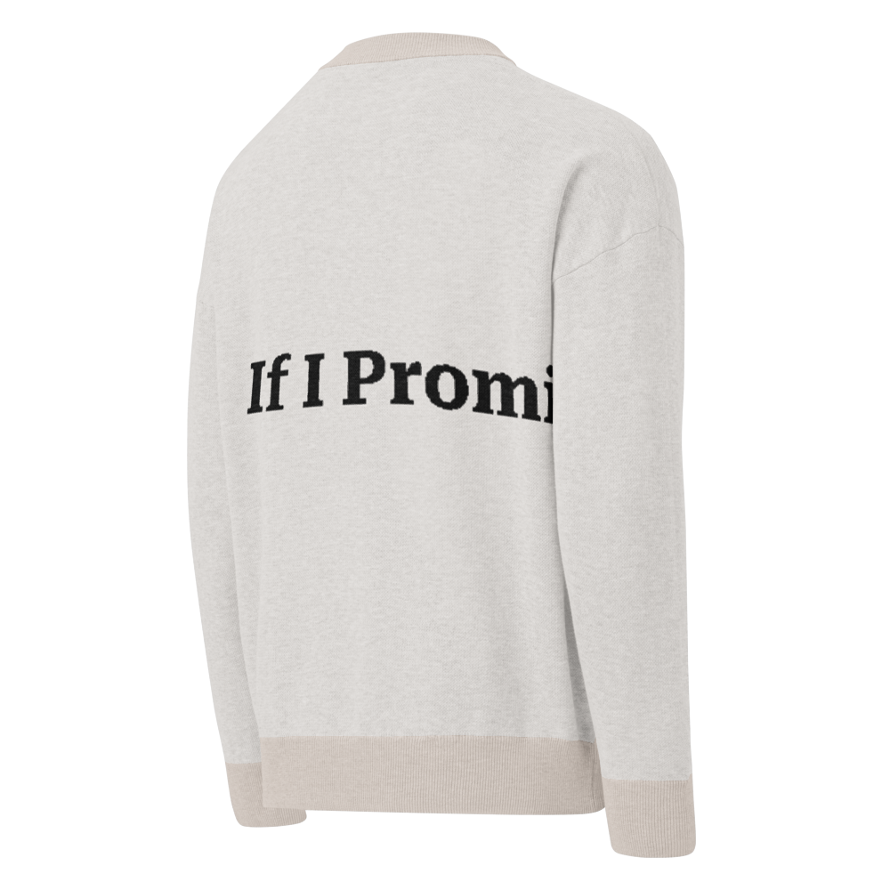 Unisex Relaxed Fit Knitted Crew Neck Sweater