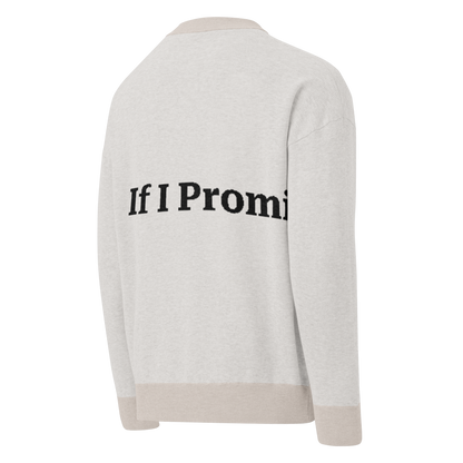 Unisex Relaxed Fit Knitted Crew Neck Sweater